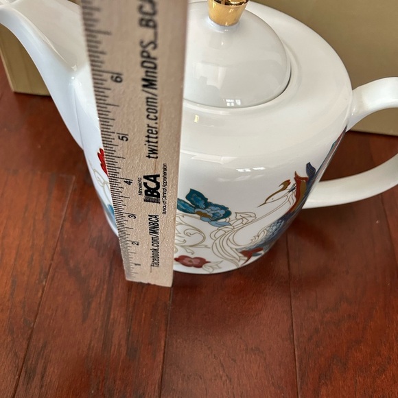 Guo Pei for Legion of Honor SF tea pot w/ 2 cups set new in box collectible - Picture 11 of 14